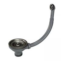 Слив с круглым переливом PAULMARK PM6022-GM