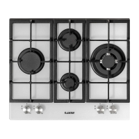 Газовая варочная панель EXITEQ PF 640 STGW-E/A