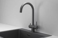 Смеситель GRANULA 7104, ГРАФИТ МАТОВЫЙ