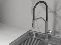 Смеситель GRANULA 9012, ГРАФИТ (ЧЁРНО-СЕРЫЙ)