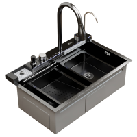 Мойка Mixline PRO 75x46 (3,0) V2.0 SET черный графит