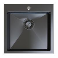 Мойка Mixline PRO 50x50 (3,0) С ФАСКОЙ черный графит