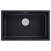 Мойка PAULMARK LUMI 74 UNI LU74-BLM черный металлик