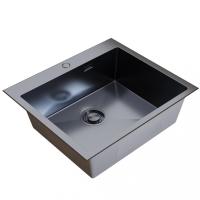Мойка Mixline PRO 60x45 (3,0) с ФАСКОЙ черный графит
