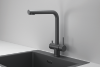 Смеситель GRANULA KS-7011, ГРАФИТ МАТОВЫЙ