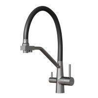 Смеситель Mixline MLSS-0404 черный излив