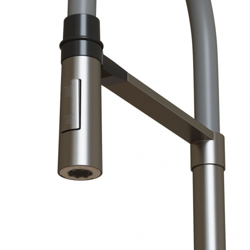 Смеситель Mixline MLSS-0402 сатин/серый