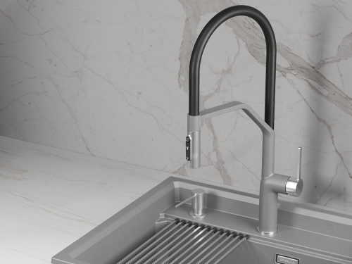 Смеситель GRANULA 9012, АЛЮМИНИУМ