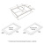 Мойка PAULMARK NEXT-SKEW 74 UNI PM887444-LG светлое золото