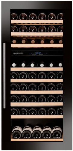 Встраиваемый винный шкаф DUNAVOX DAVS-72.185DB
