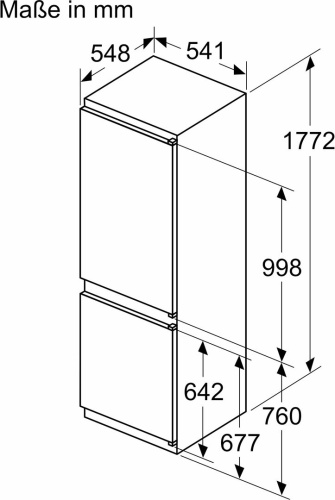 Встраиваемый холодильник NEFF KI 5861 SF0