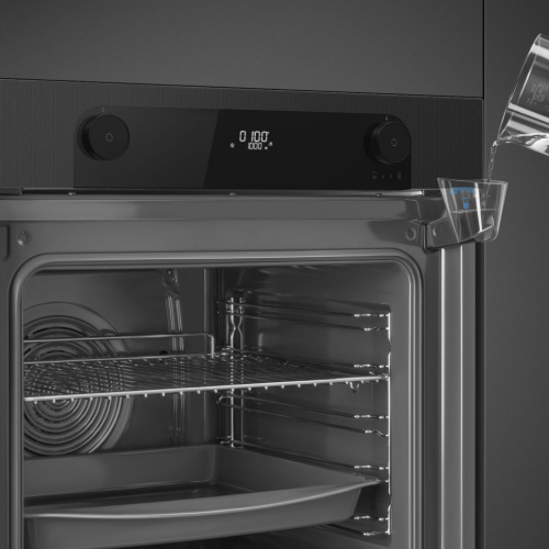 Духовой шкаф с пароувлажнением SMEG SO6201S2B