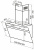 Вытяжка MAUNFELD MEDWAY 60 GLASS WHITE/ STRIPE INOX