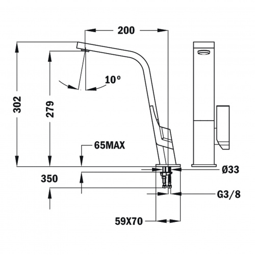 Cмеситель TEKA IC 915 TOPAZ BEIGE