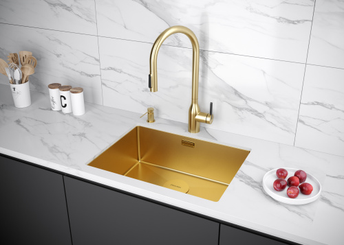 Дозатор PAULMARK BREVIT D005-BG брашированное золото