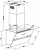 Вытяжка MAUNFELD MERSEY 60 INOX GLASS WHITE