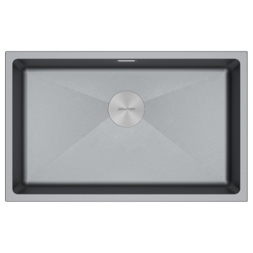 Мойка PAULMARK LUMI 74 UNI LU74-GRM серый металлик