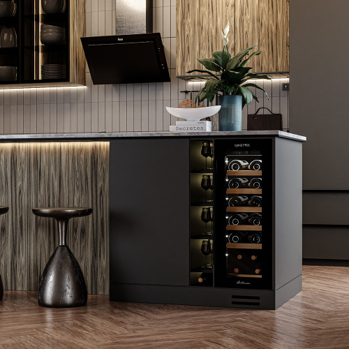 Встраиваемый винный шкаф MEYVEL MV19-KBT1