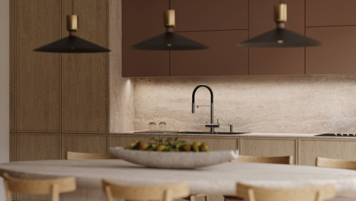 Cмеситель OMOIKIRI KANTO GM-BL