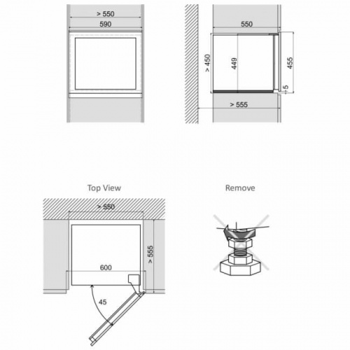 Встраиваемый винный шкаф DUNAVOX DAVG-18.46B.TO