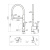 Смеситель OMOIKIRI KANTO-2 PLUS-SB BN-WH