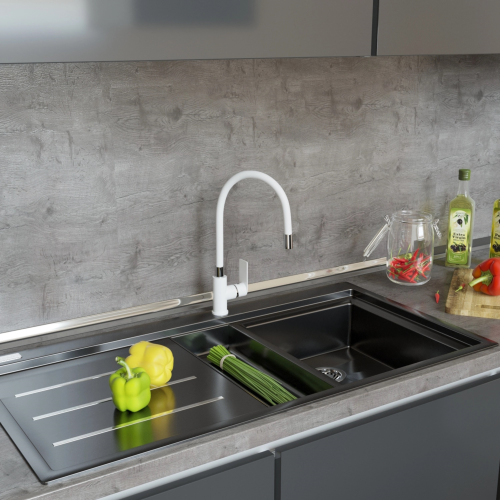 Смеситель Mixline ML33-098 City White