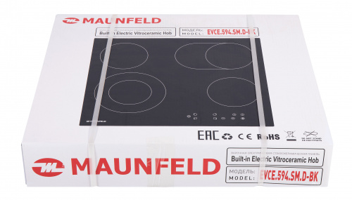 Электрическая варочная панель MAUNFELD EVCE.594.SM.D-BK