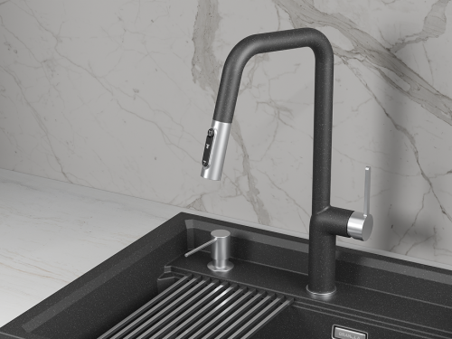 Смеситель GRANULA 9011, ЧЕРНЫЙ