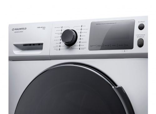 Стиральная машина c инвертором и паром MAUNFELD MFWM149WH