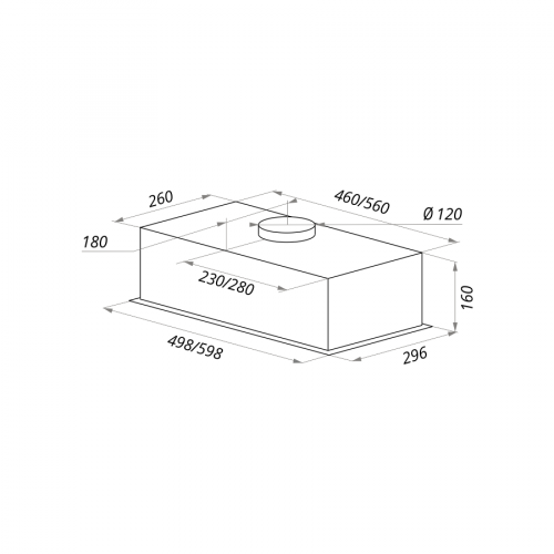 Вытяжка MAUNFELD CROSBY LIGHT C 60 BLACK