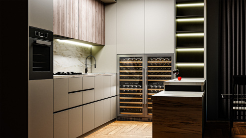 Встраиваемый винный шкаф MEYVEL MV116-KST2