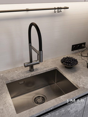 Мойка EMAR EMB-123 PVD Nano Dark