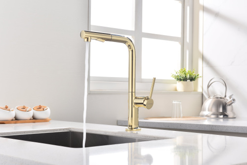 Смеситель PAULMARK NEO Ne214419-G, золото
