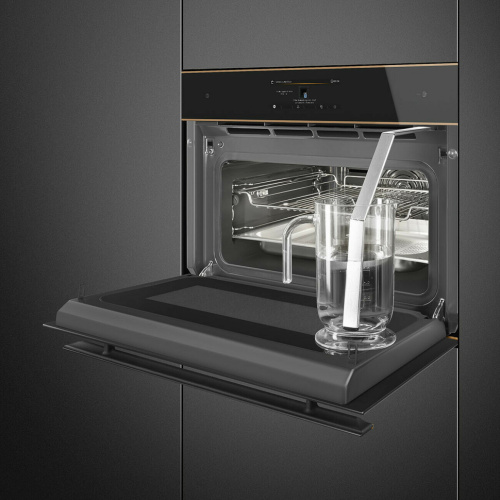 Духовой шкаф с микроволнами и паром SMEG SO4606WAPNR