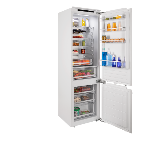 Встраиваемый холодильник HIBERG RFCB-455F NFW inverter