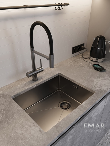 Мойка EMAR EMB-540(UN) PVD Dark