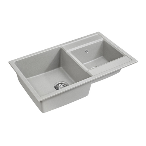 Мойка PAULMARK TANDEM PM238250-GR, серый