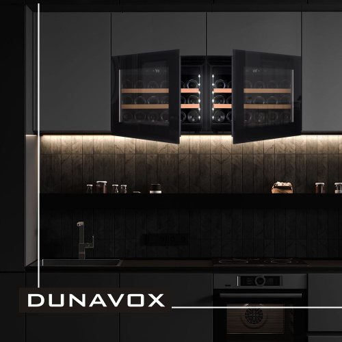 Встраиваемый винный шкаф DUNAVOX DAV-18.46B.TO