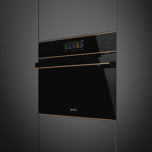 Духовой шкаф с микроволнами и паром SMEG SO4606WAPNR