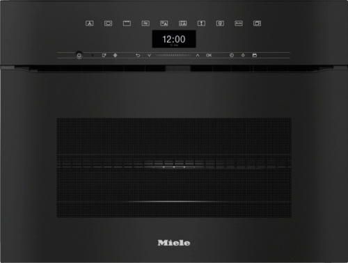 Компактный духовой шкаф с свч MIELE H 7440 BMX OBSW