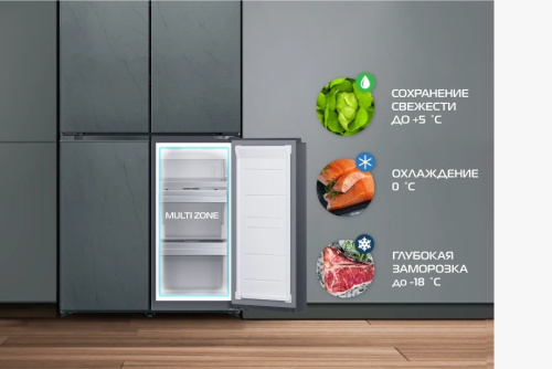 Холодильник HIBERG RFQ 610G GS Inverter