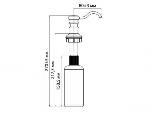 Дозатор OMOIKIRI ОМ-01-EV Эверест