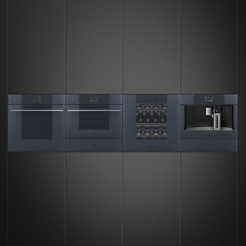 Духовой шкаф с микроволнами и паром SMEG SO6104APG