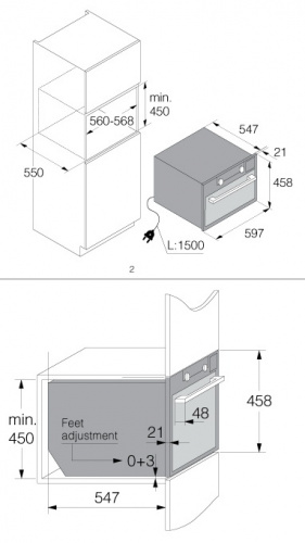 Компактный духовой шкаф c функцией СВЧ ASKO OCM8464S