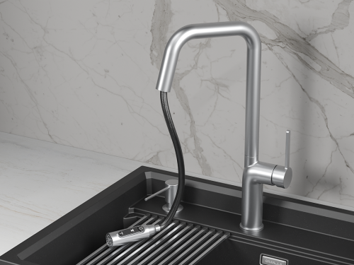 Смеситель GRANULA 9011, НЕРЖ