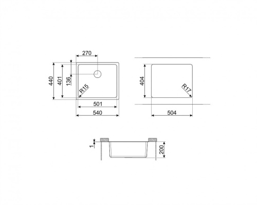 Мойка SMEG VFU50SFR
