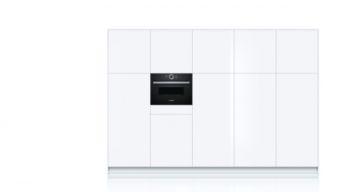 Компактный духовой шкаф с СВЧ BOSCH CMG6764B1