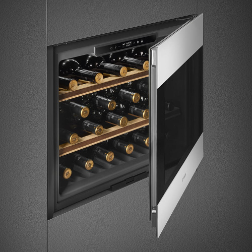 Встраиваемый винный шкаф SMEG CVI320XE