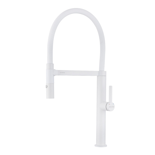 Смеситель PAULMARK LEADER Le214101-431, белый матовый