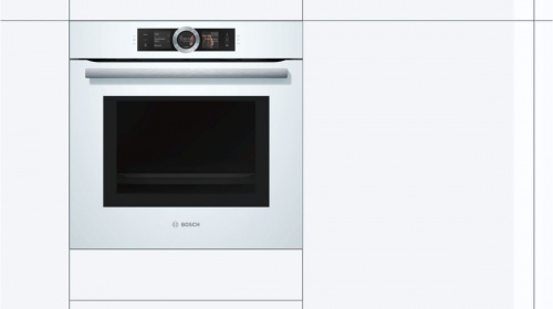 Духовой шкаф с функцией СВЧ и  пара BOSCH HNG6764W6